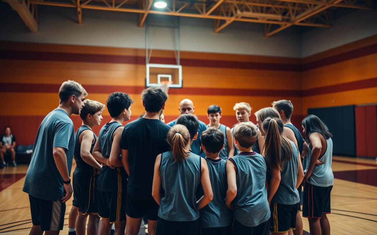 Half-time huddle ๐