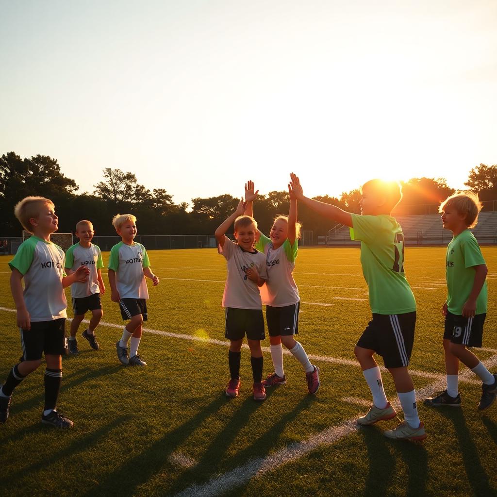 Post-game high-fives ๐